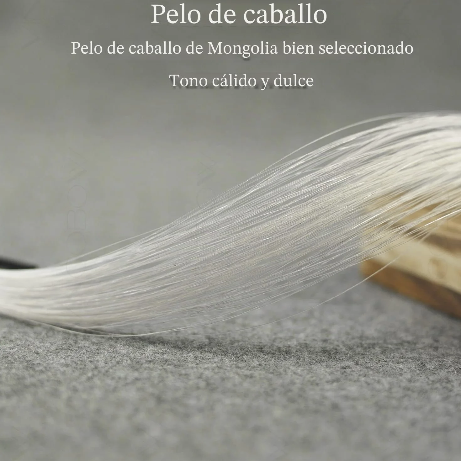Arco de violín de fibra de carbono híbrido rendimiento pernambuco premium pelo de caballo mongol natural respuesta rápida 4/4 tamaño modelo popular