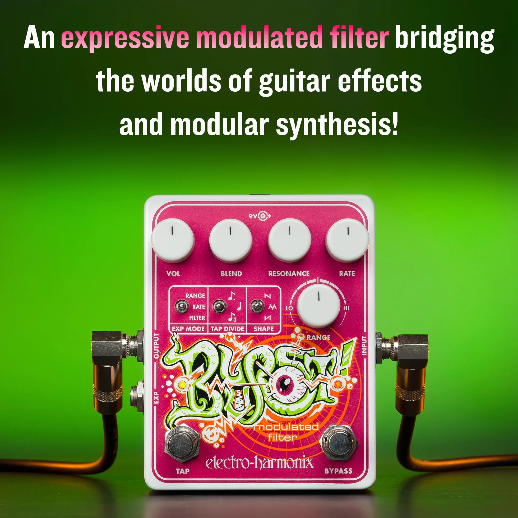 Electro Harmonix 665080 efecto de guitarra eléctrica con sintetizador Filtro blurst