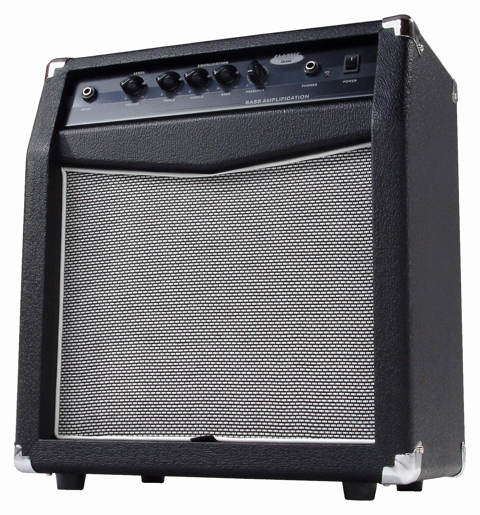 Classic Cantabile SB-300 Basscombo (Amplificador con 60 vatios, Altavoz de 10", Ecualizador de 4 Bandas, Caja bassreflex)