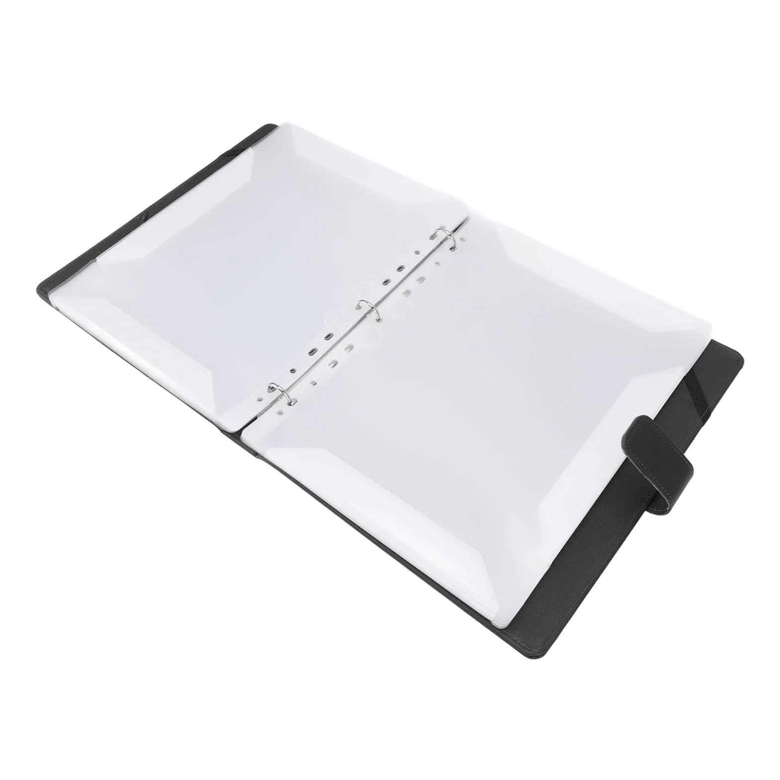 Carpeta de Partituras, 30 Bolsas, 60 Páginas, Cuero PU, Tamaño A4 Carta, con Banda Elástica; para Coro, Músicos, Estudiantes, Clases y Ensayos