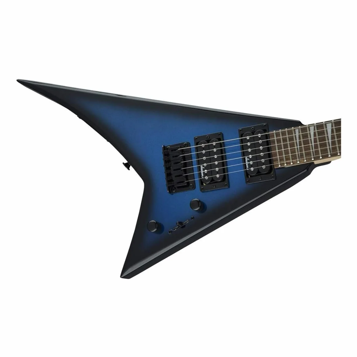Jackson JS Series RR Minion JS1X Electric Guitar, Amaranth Fingerboard, Metallic Blue Burst