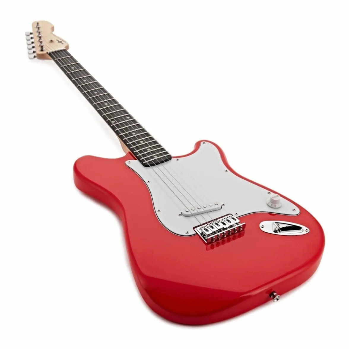 VISIONSTRING Full Size Red Electric Guitar Kit Starter Pack with Amp for Beginners