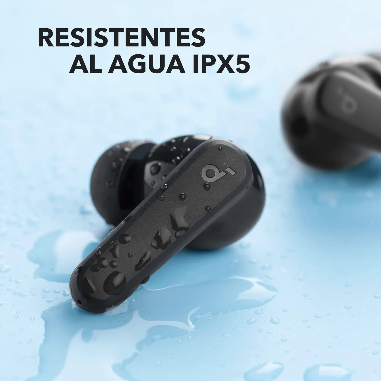 Soundcore by Anker P20i Auriculares inalámbricos Bluetooth 5.3, 10mm, Big Bass, 30H, IPX5, 2 micrófonos, EQ Personalizado