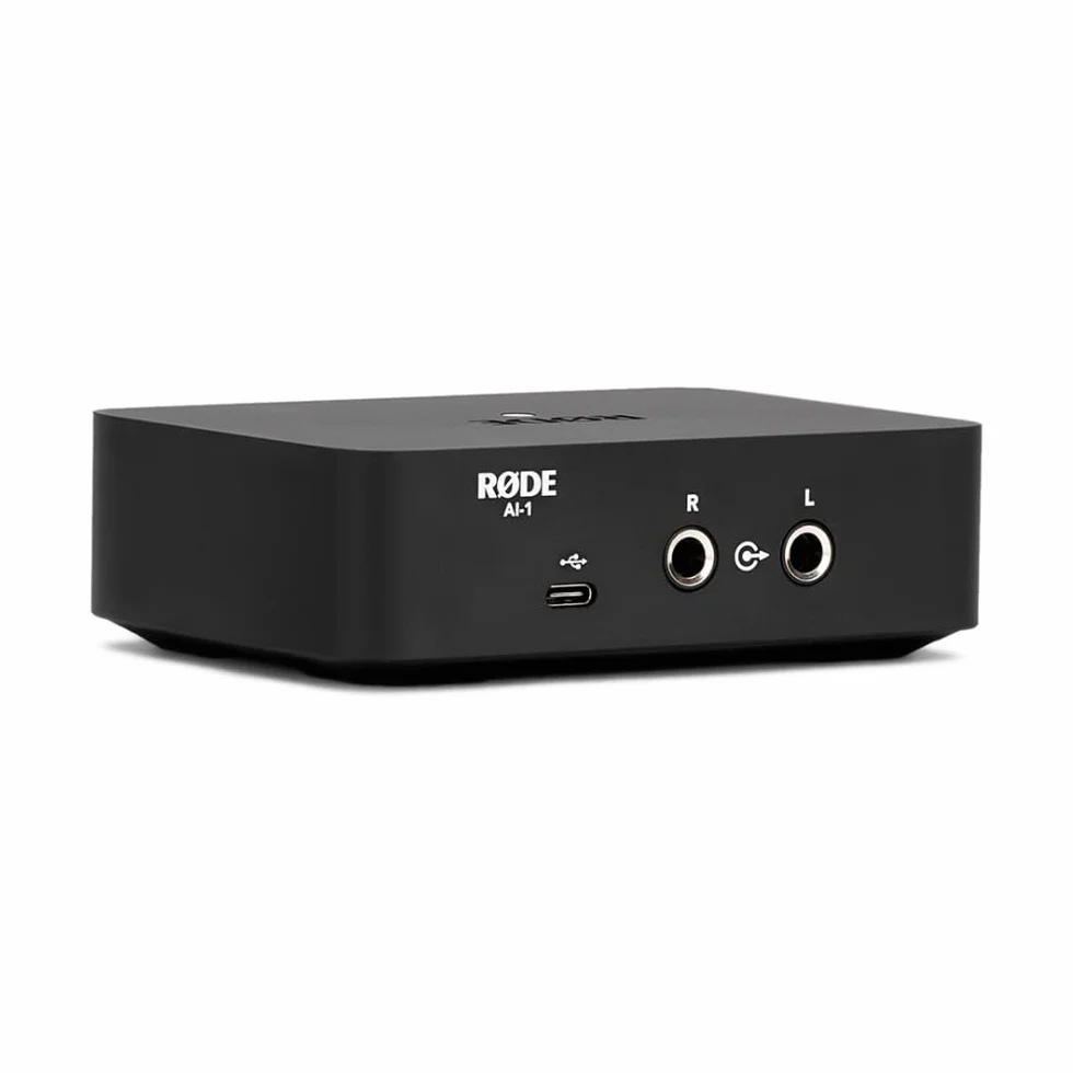 RØDE AI-1 Interfaz de Audio de Un Canal, Para Podcasting, Streaming en Directo y Grabación Musical, Preamplificador de Estudio, Amplificador de Auriculares