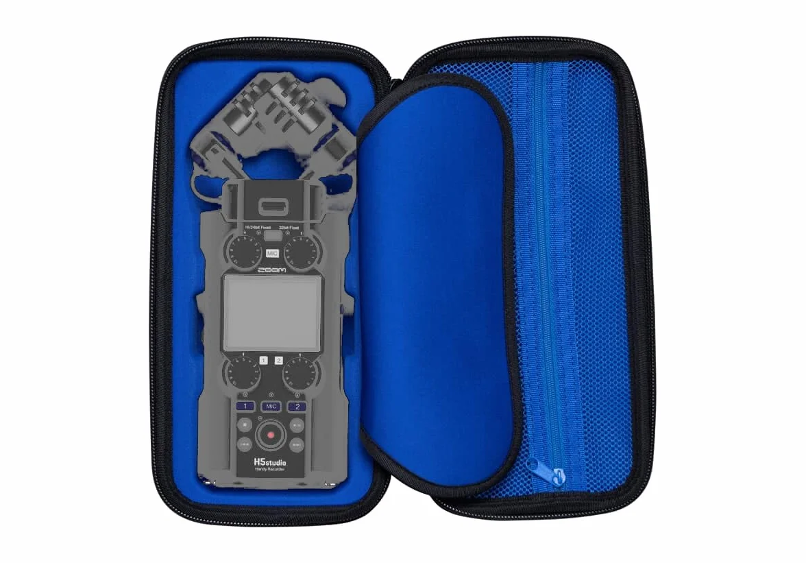 Zoom - APH-5s - Pack de accesorios para el H5studio - adaptador de corriente, cable USB-C, antiviento de pelo y estuche acolchado