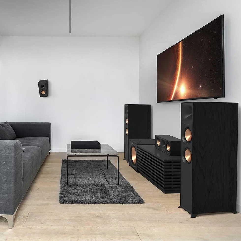 Klipsch R-50C Black (Unidad) - Altavoz Central Negro para Home Cinema - 100W/400W - 8 Ohm