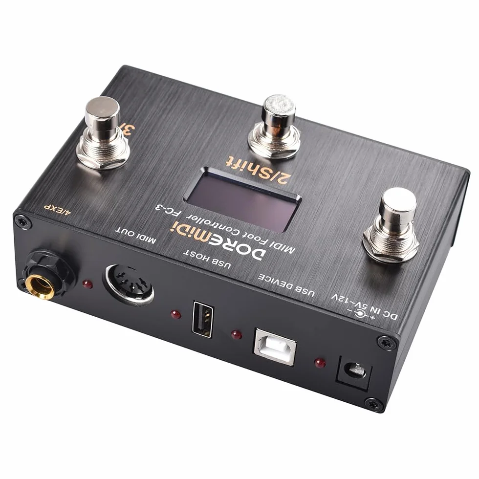 Controlador de pie MIDI (FC-3) Controlador MIDI diseñado que puede ser utilizado para control por pie