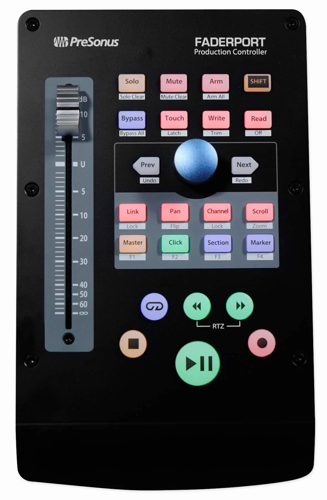 PreSonus FaderPort, Controlador de Mezcla DAW para Producción Musical con Studio One Artist, Ableton Live Lite, Paquete de Software de Grabación, Difusión y Podcasting