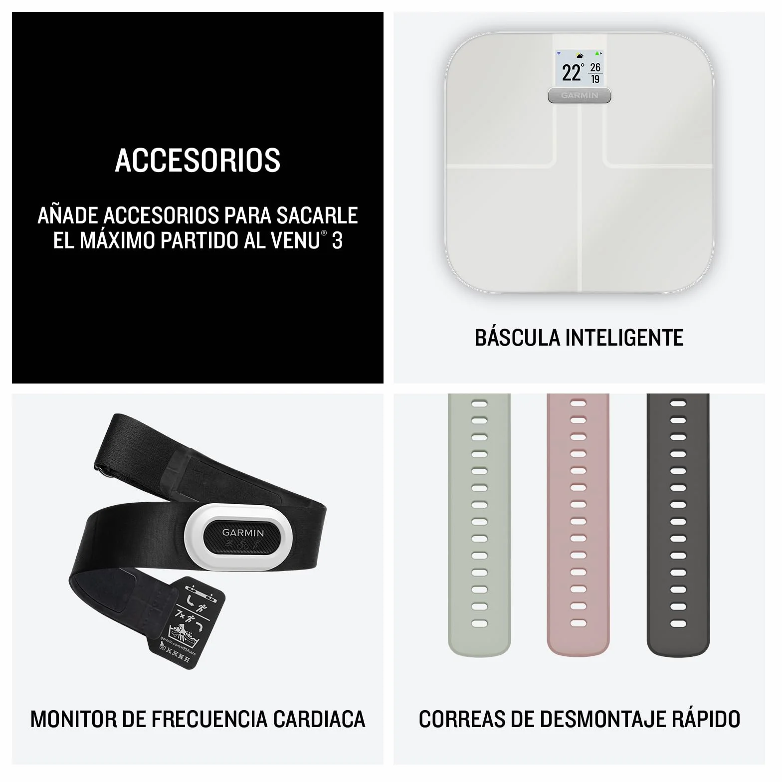Garmin Venu 3S, Smartwatch Premium con GPS, AMOLED, Funciones avanzadas de Salud y Forma física, más de 30 Aplicaciones Deportivas, 10 días de autonomía, Beige Gold