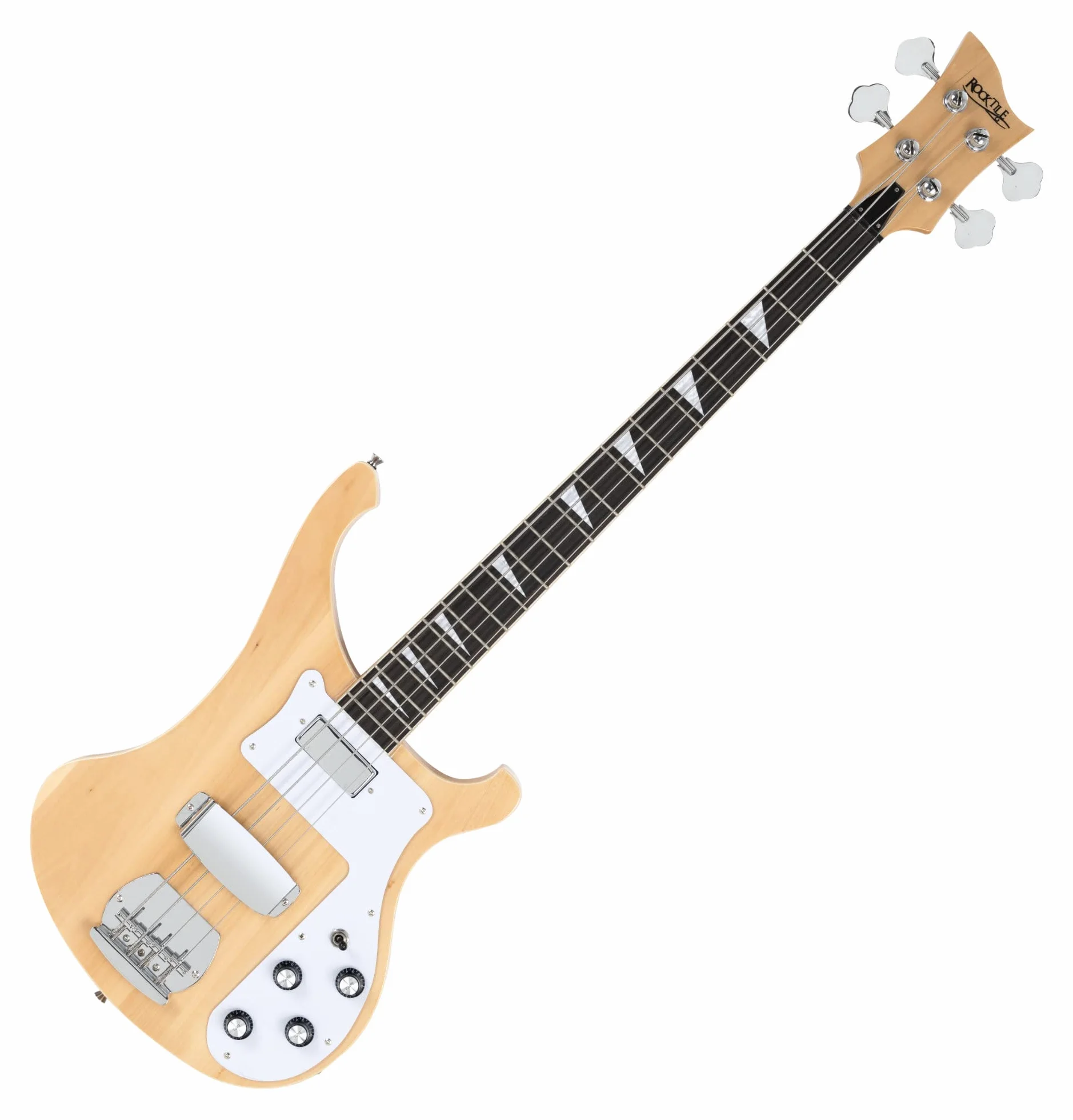 Rocktile Pro RB-400N Lumberjack Bajo Eléctrico (Longscale, Humbucker, Single Coil, mástil set-in) natural