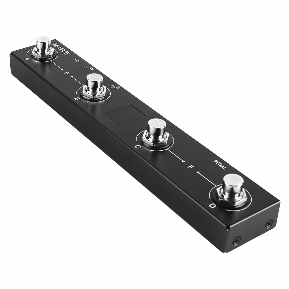 M-VAVE Chocolate BT Controlador Midi inalámbrico Pedal de pie portátil Recargable de 4 Botones con Control de aplicación para músicos y DJ