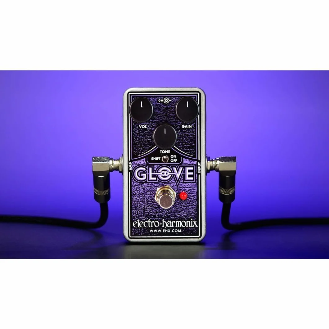 electro-harmonix ODGLOVE - Pedal de distorsión para guitarra, color plateado