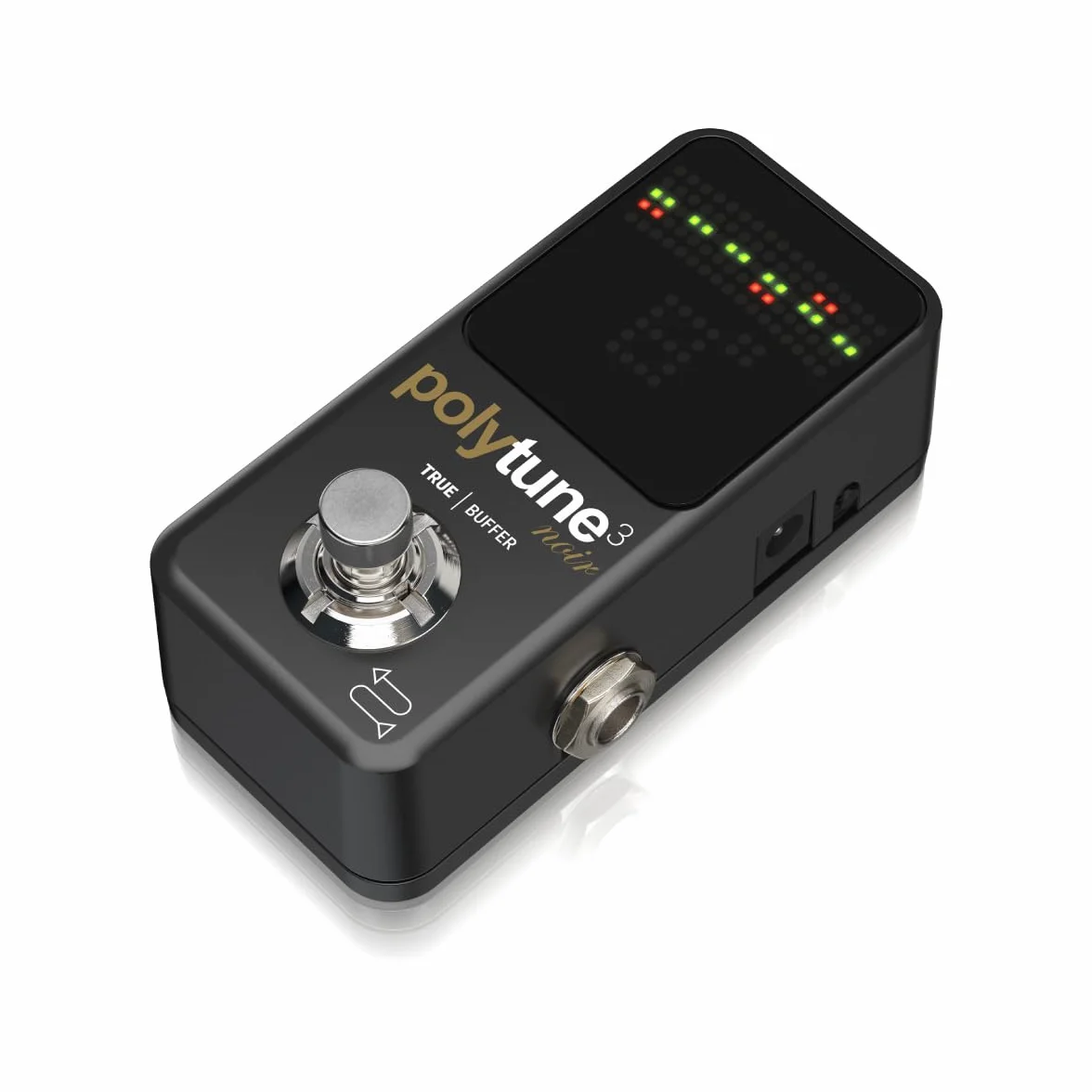 TC Electronic POLYTUNE 3 NOIR Tiny Polyphonic Tuner con múltiples modos de afinación y BONAFIDE BUFFER incorporado
