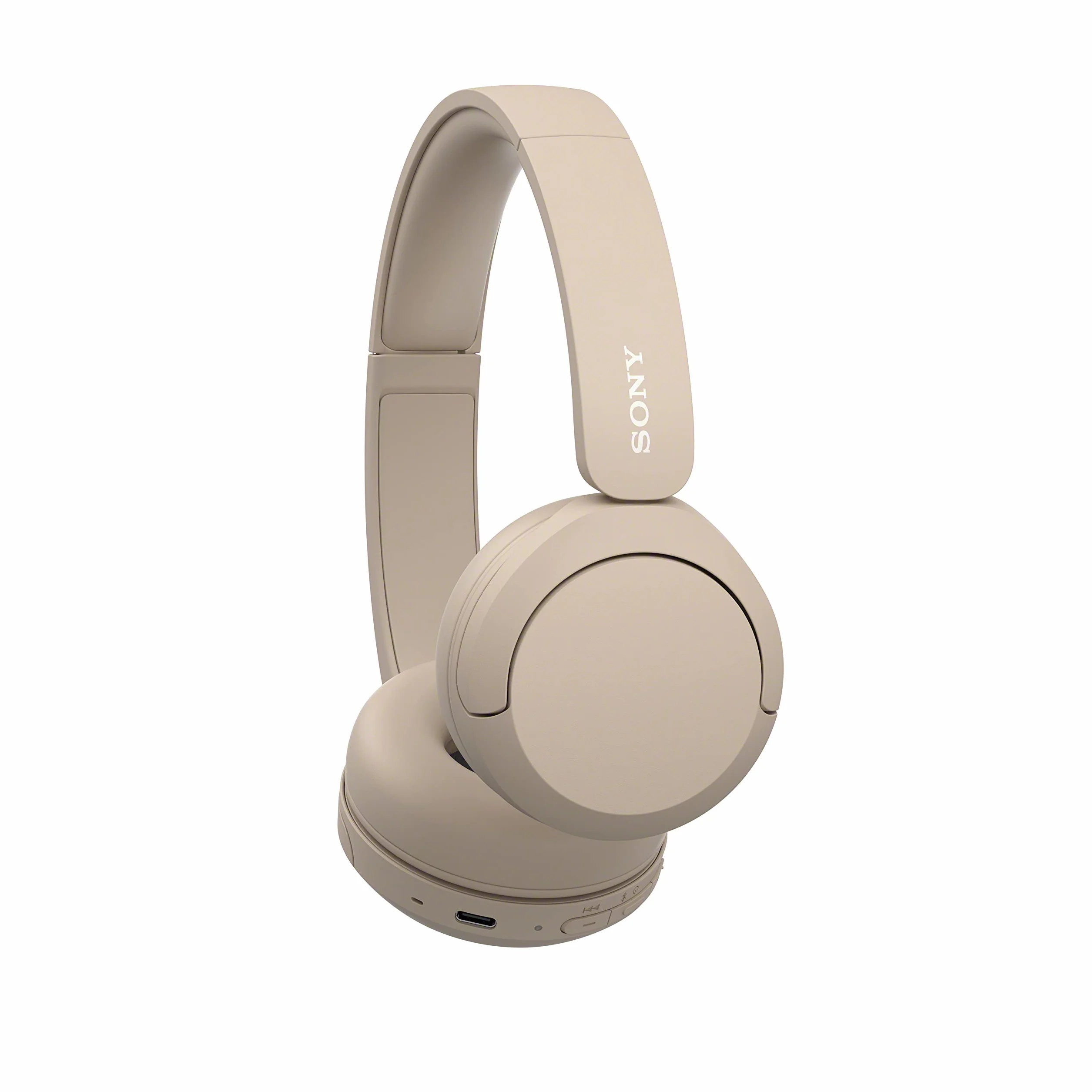 Sony WH-CH520 Auriculares Bluetooth 50 h batería DSEE micrófono integrado Beige