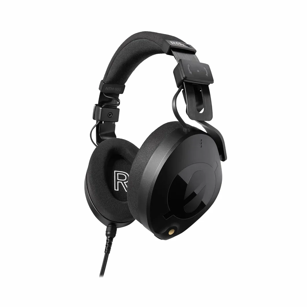 RØDE NTH-100 Auriculares over-ear profesionales RØDE NTH-100 para creación de contenido, producción musical, mezcla y edición de audio, podcasting, grabación en exteriores (negros)