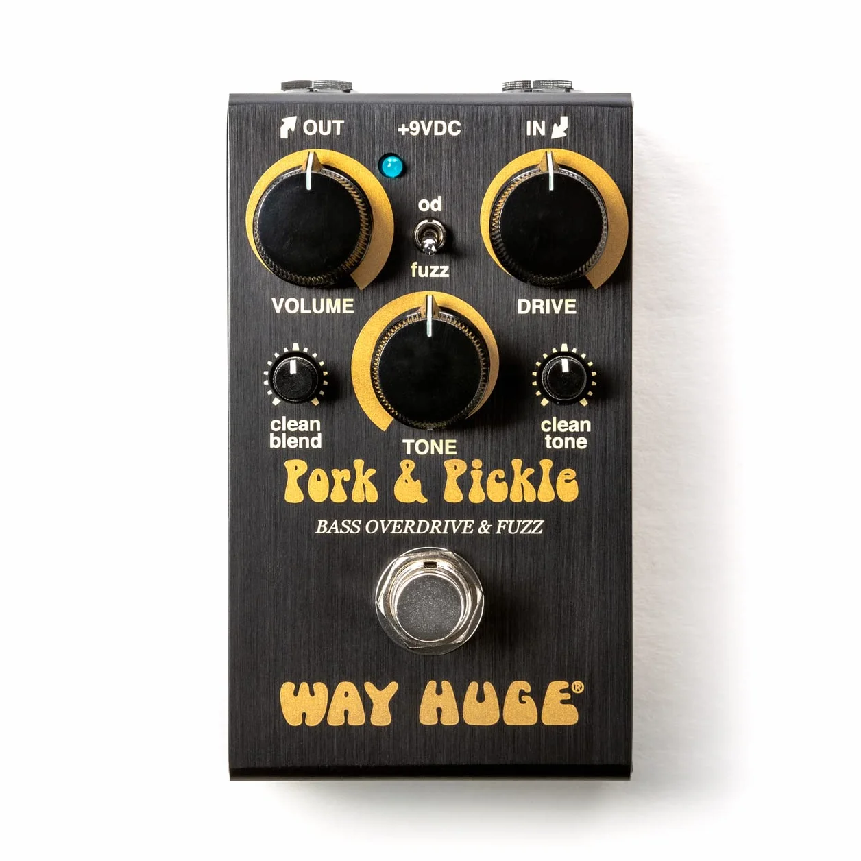 WAY HUGE - WM91 - Pork and Pickle mini Bass overdrive & fuzz negro