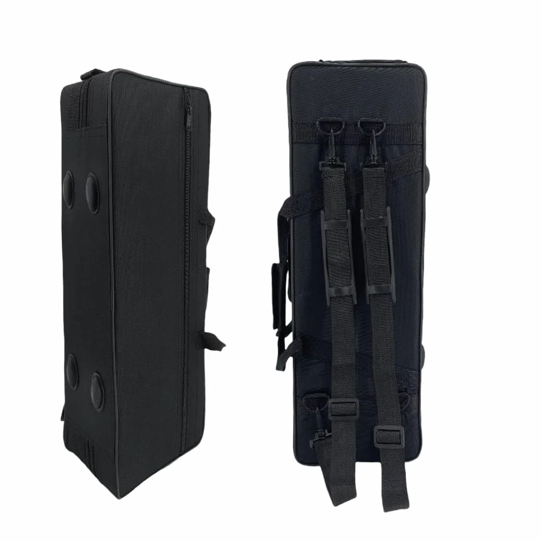 Saxofón soprano recto Bb, acabado lacado dorado, diseño ergonómico con funda, boquilla, correa para el cuello y accesorios, ideal para principiantes y jugadores avanzados