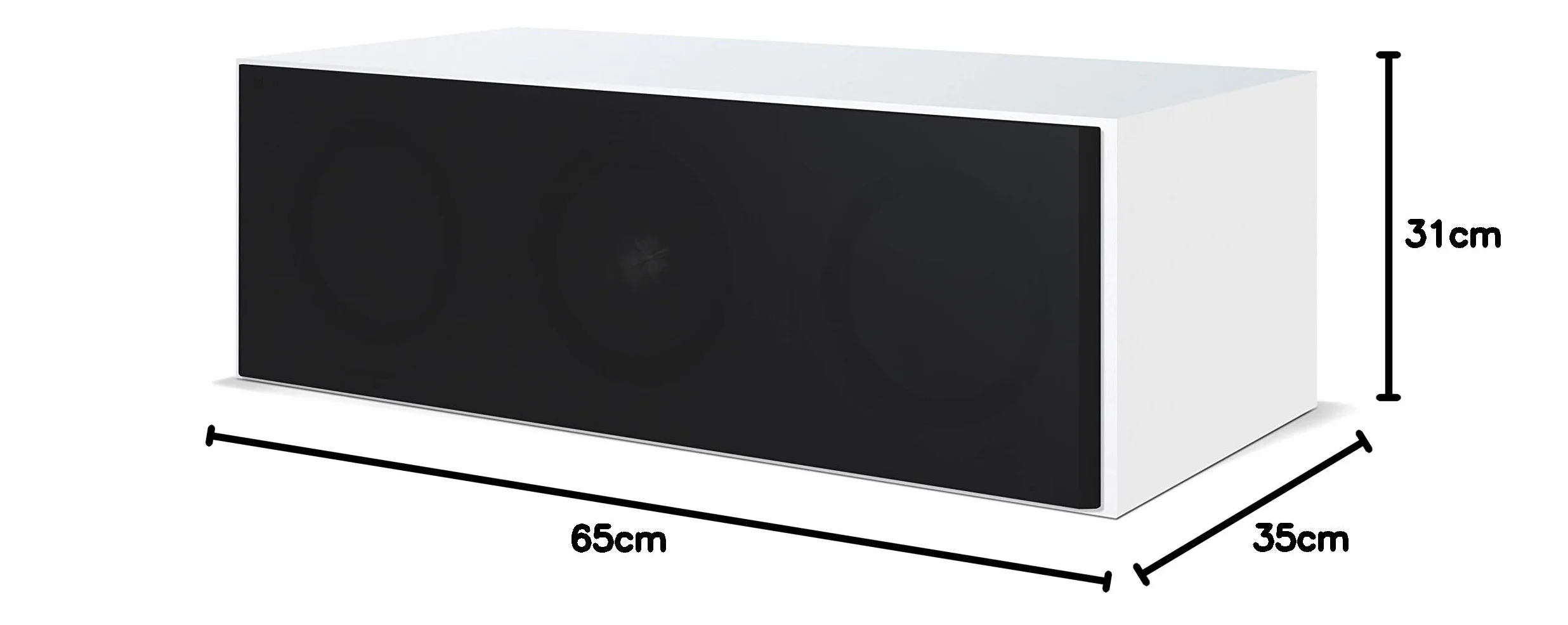 KEF Q250c Blanco głośnik centralny