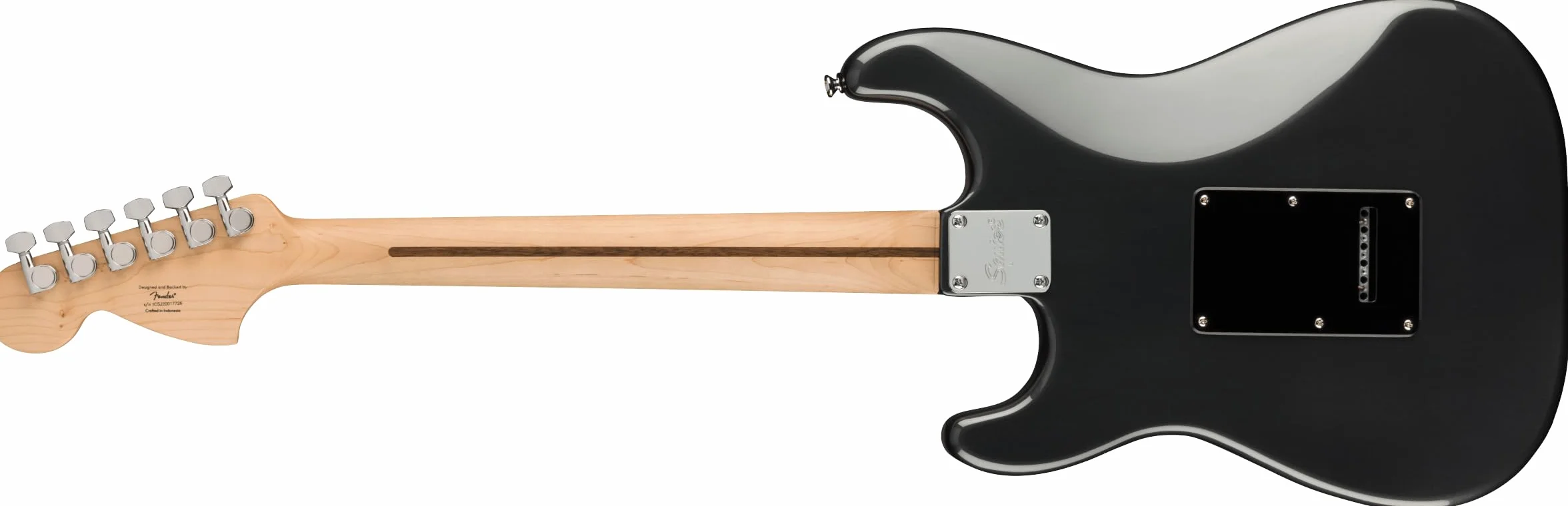 Squier by Fender Pack Affinity HSS, Charcoal Frost Metallic, con amplificador, pack de guitarra eléctrica, Incluye cursos virtuales gratuitos en Fender Play