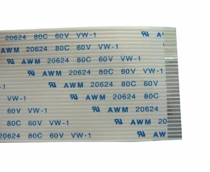 KALEA-INFORMATIQUE Lámina Flexible Plana FPC 30 Hilos AWM, Paso 1 mm, Longitud 100 mm, Anchura 31 mm. Conectores en el Mismo Lado de la Hoja FPC.