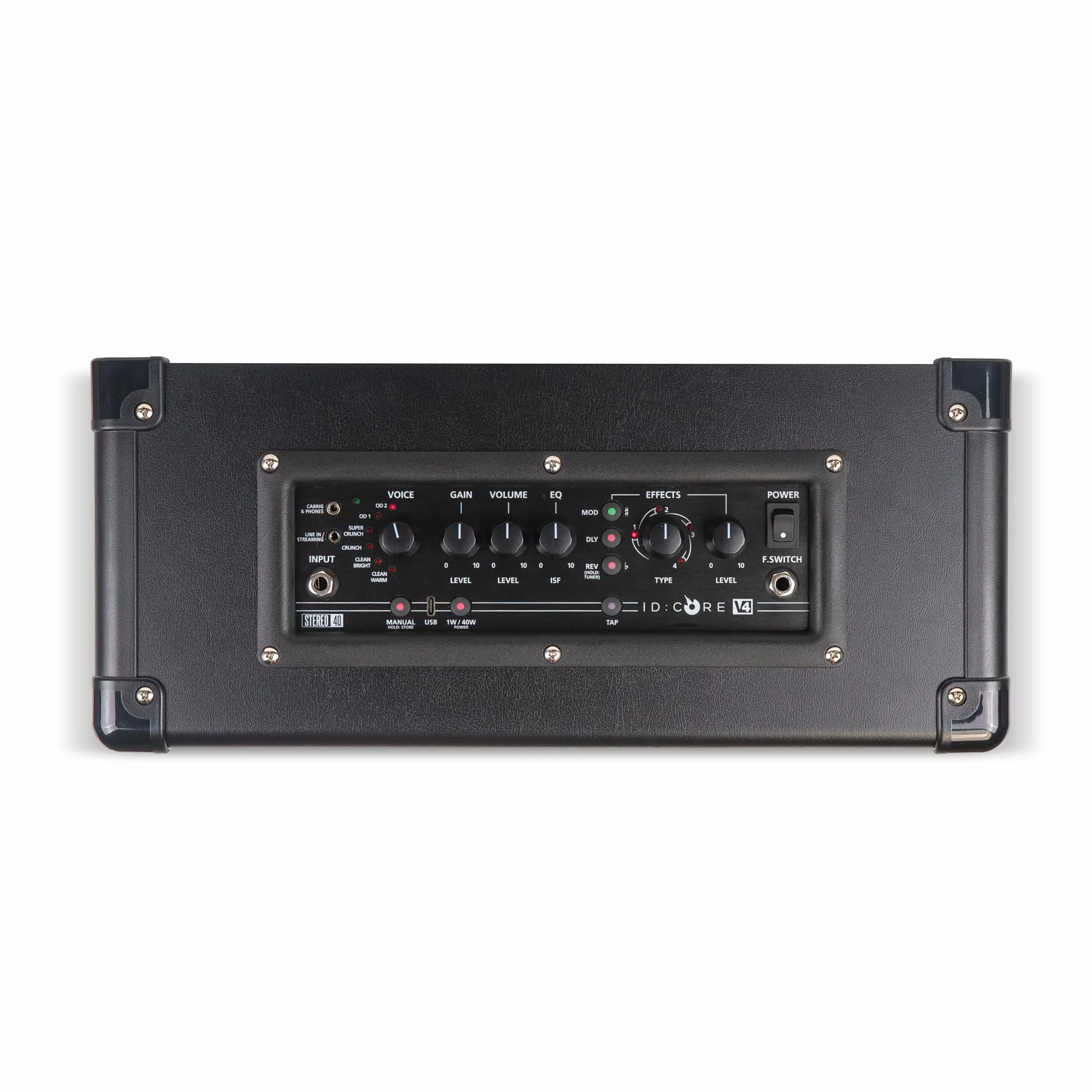Blackstar ID Core 40 v4 Electric Guitar Combo Amplifier with Built-In Effects/Tuner and Line-In/Streaming Input & Direct USB-C Recording & 1 Watt Power Reduction