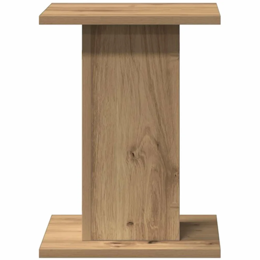 VidaXL Soportes Altavoces 2 uds Madera Roble 30x30x40 cm Plataforma de Altavoces Soporte de Altavoces de Suelo HiFi