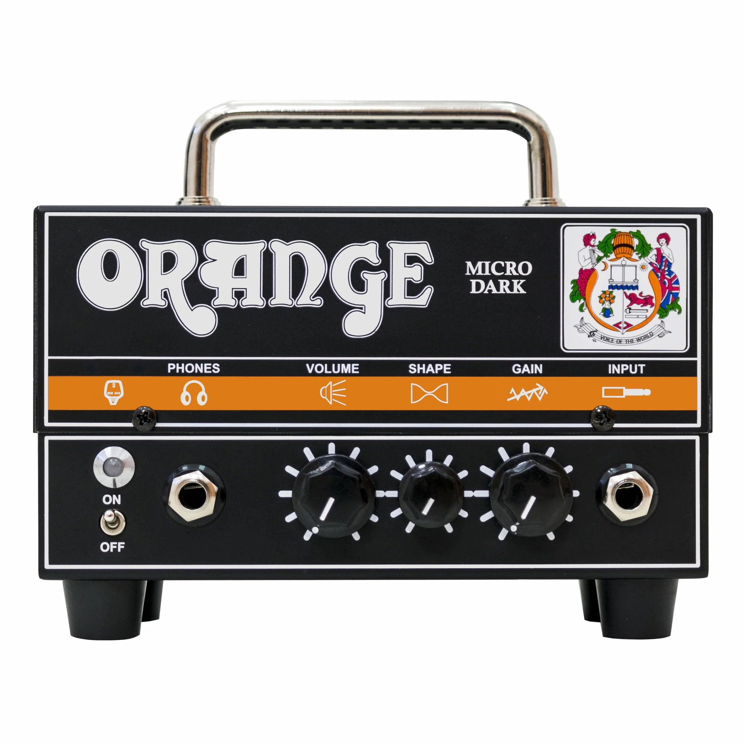 Orange Amps, 1 Amplificador de Potencia para Guitarra eléctrica, Negro (Micro Dark)