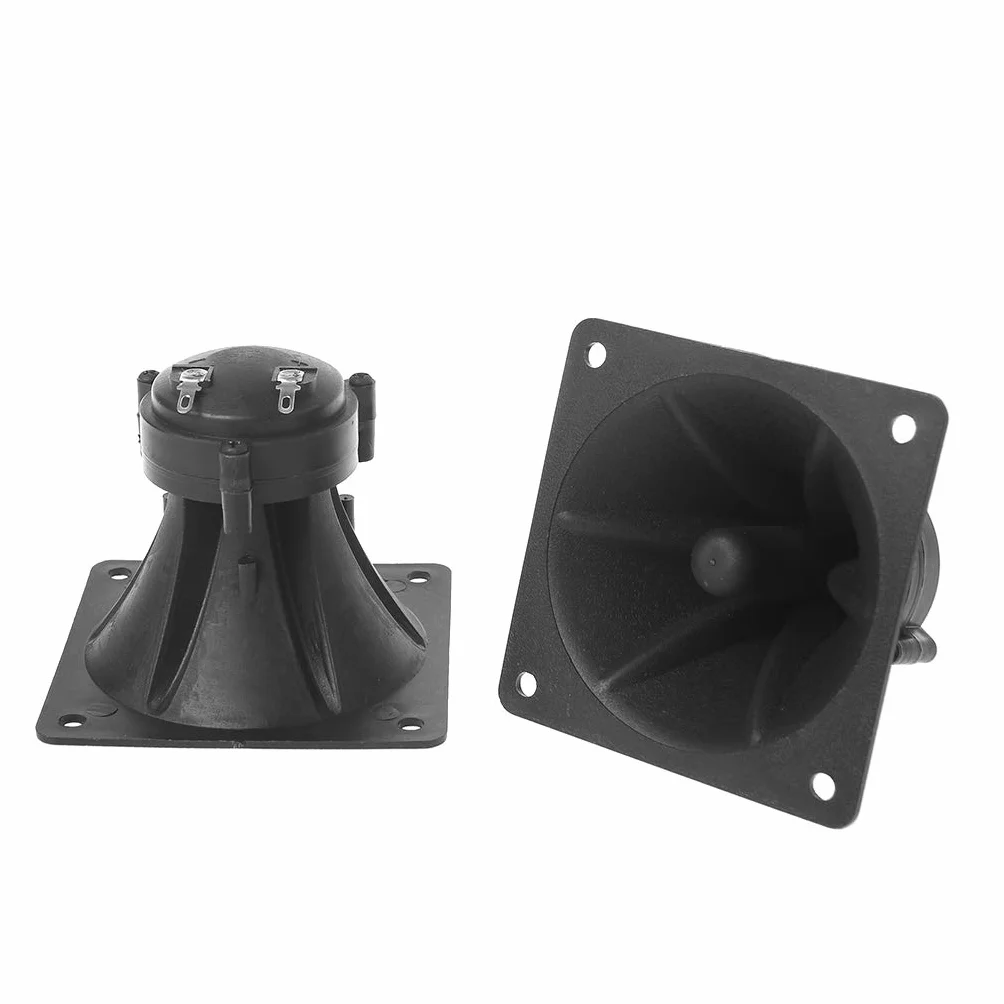 Altavoces de Tweeter Cuadrados Piezoeléctricos 85mm 3.35 Pulgadas Bocina de Potencia Negra