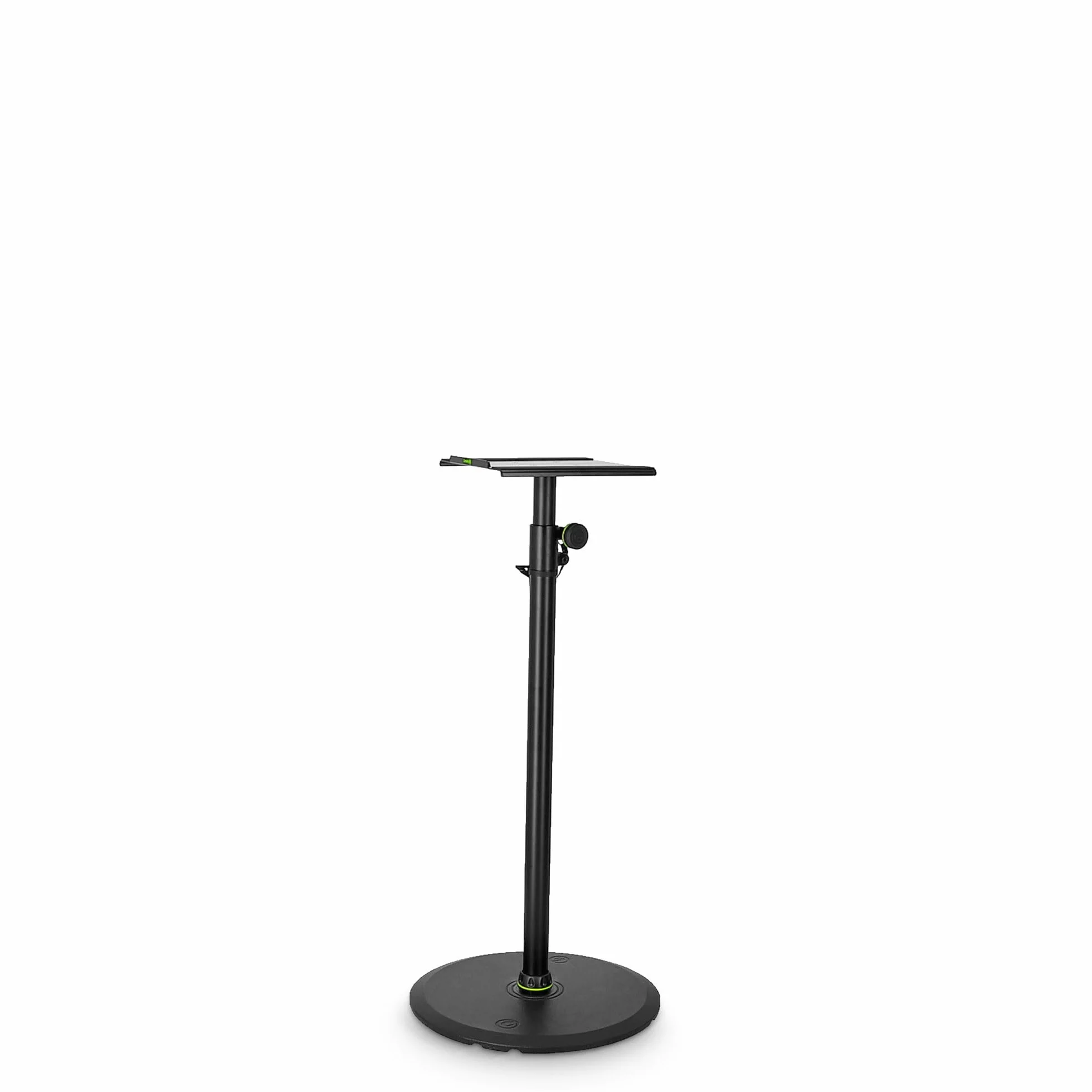 Gravity SP 3202 LR B soporte de monitor de estudio con base redonda grande