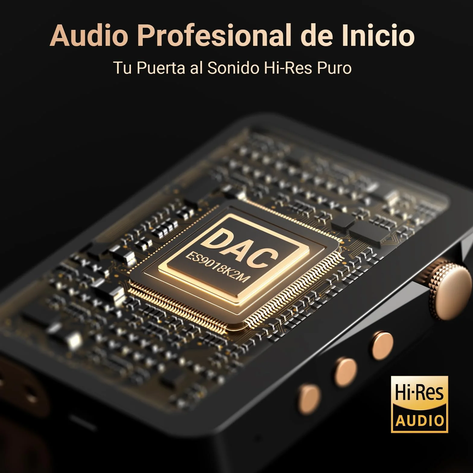 MECHEN M33 Reproductor MP3 Bluetooth 128GB Hi Res DSD DAC FLAC 192Khz/24bit Pantalla Táctil USB C