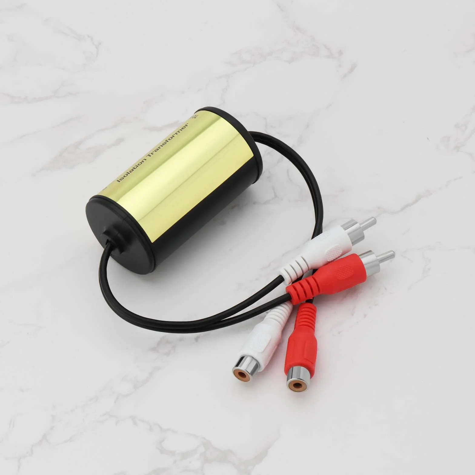 2 Piezas Reducen Eficazmente El Filtro de Ruido de Audio RCA Macho A Hembra Filtro de Audio de 2 Canales para Amplificadores de Audio de Coche Y Hogar