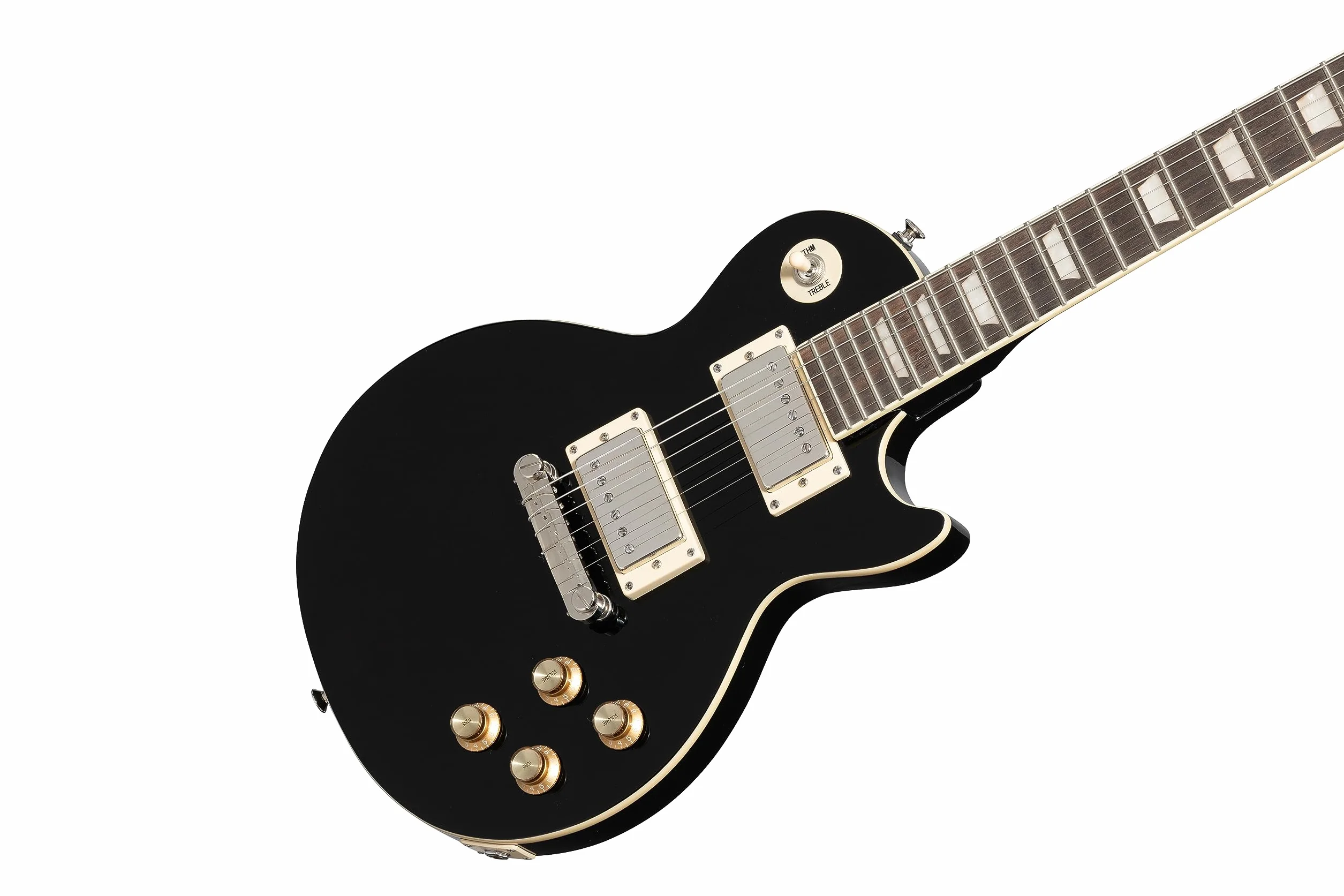 Epiphone Power Player Les Paul, tamaño juvenil 3/4, ébano oscuro con bolsa