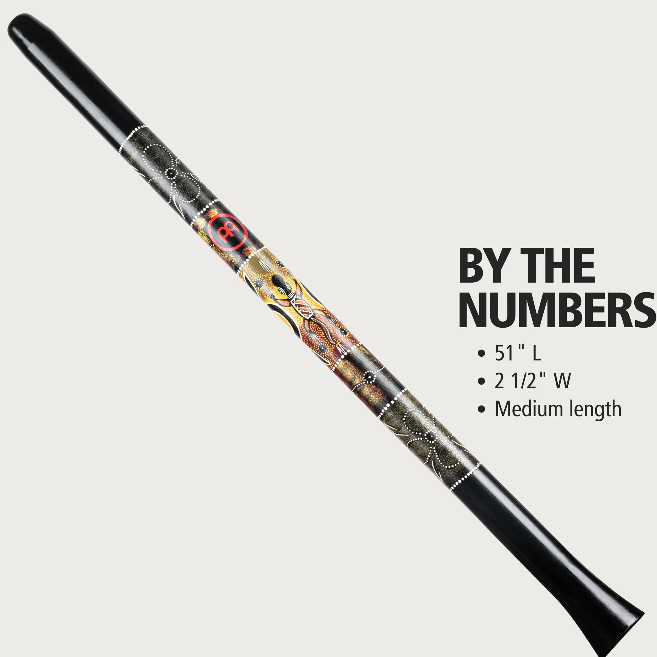 Meinl SDDG1-BK - Didgeridoo sintético de 51", Negro