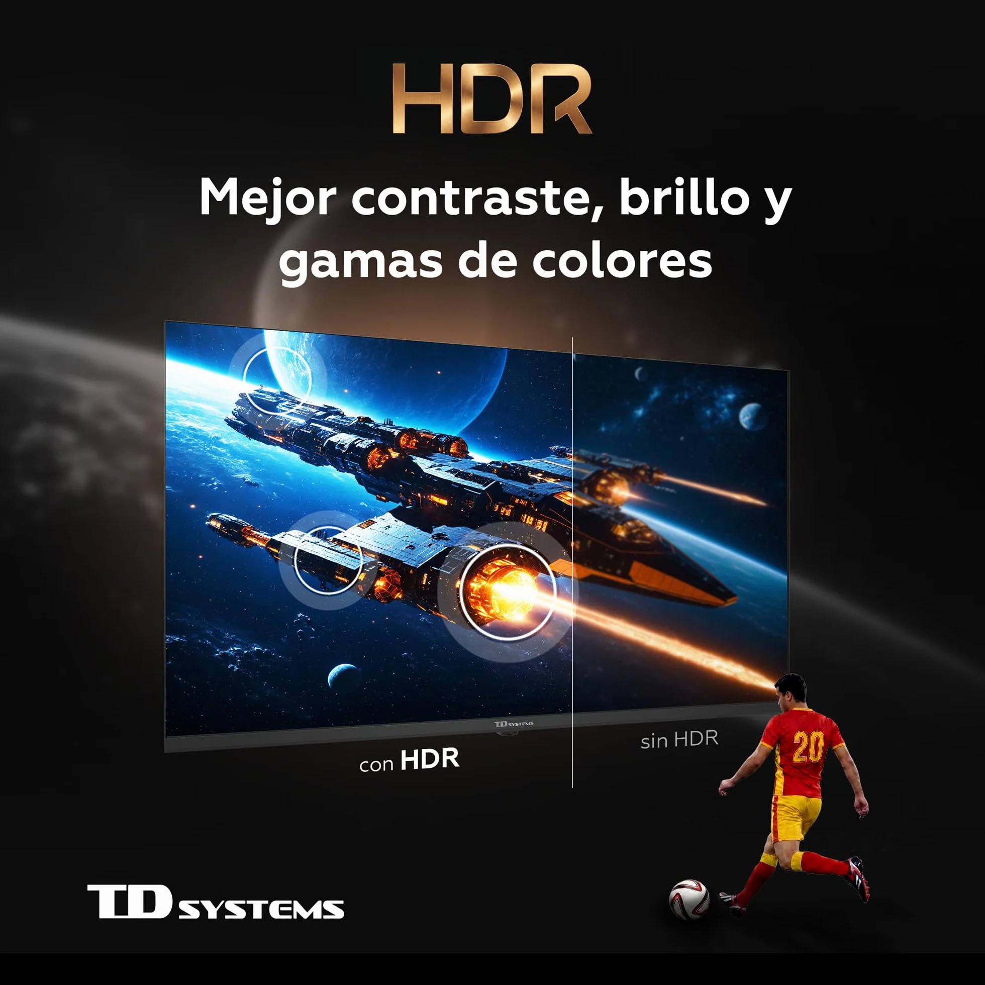TD Systems Smart TV 40 Pulgadas Full HD Tizen OS 8.0 Powered by Samsung HDR10 Triple Tuner PRIME40C22TIZEN