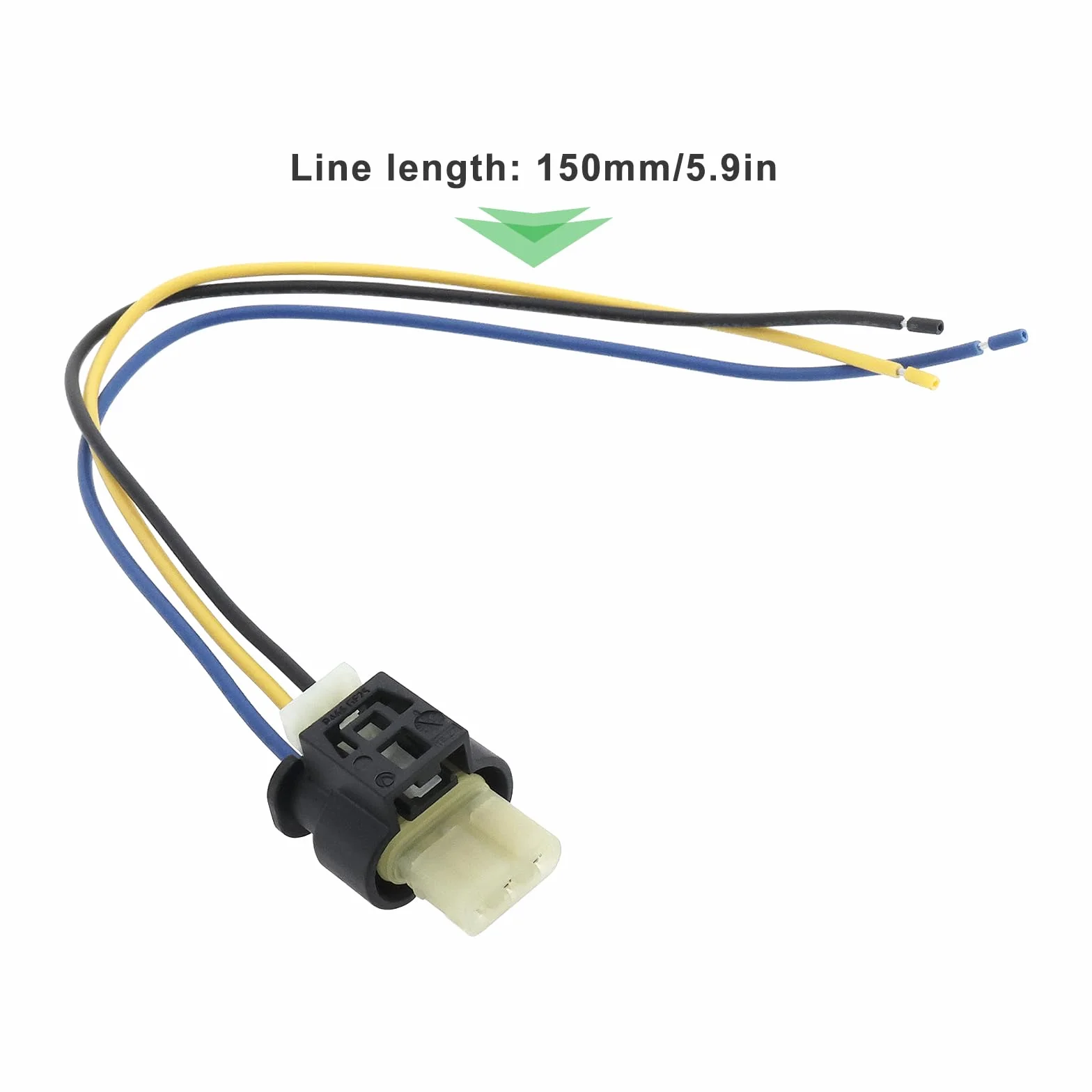 ECSiNG Arnés de Enchufe Delantero de 3 Pines para Sensor de Aparcamiento A0225452526 Compatible con Mercedes Clase CES W177 W206 W213 W222