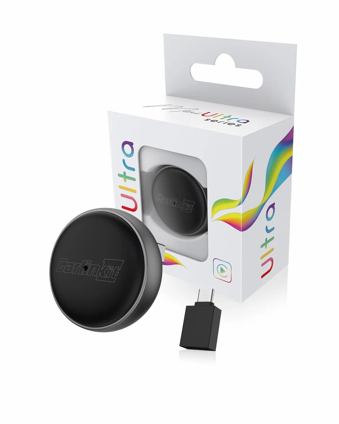 CarlinKit MINI Ultra3: El último adaptador inalámbrico para CarPlay y Android Auto. Transforma conexiones por cable en inalámbricas, ofreciendo conectividad ultrarrápida con funcionalidad