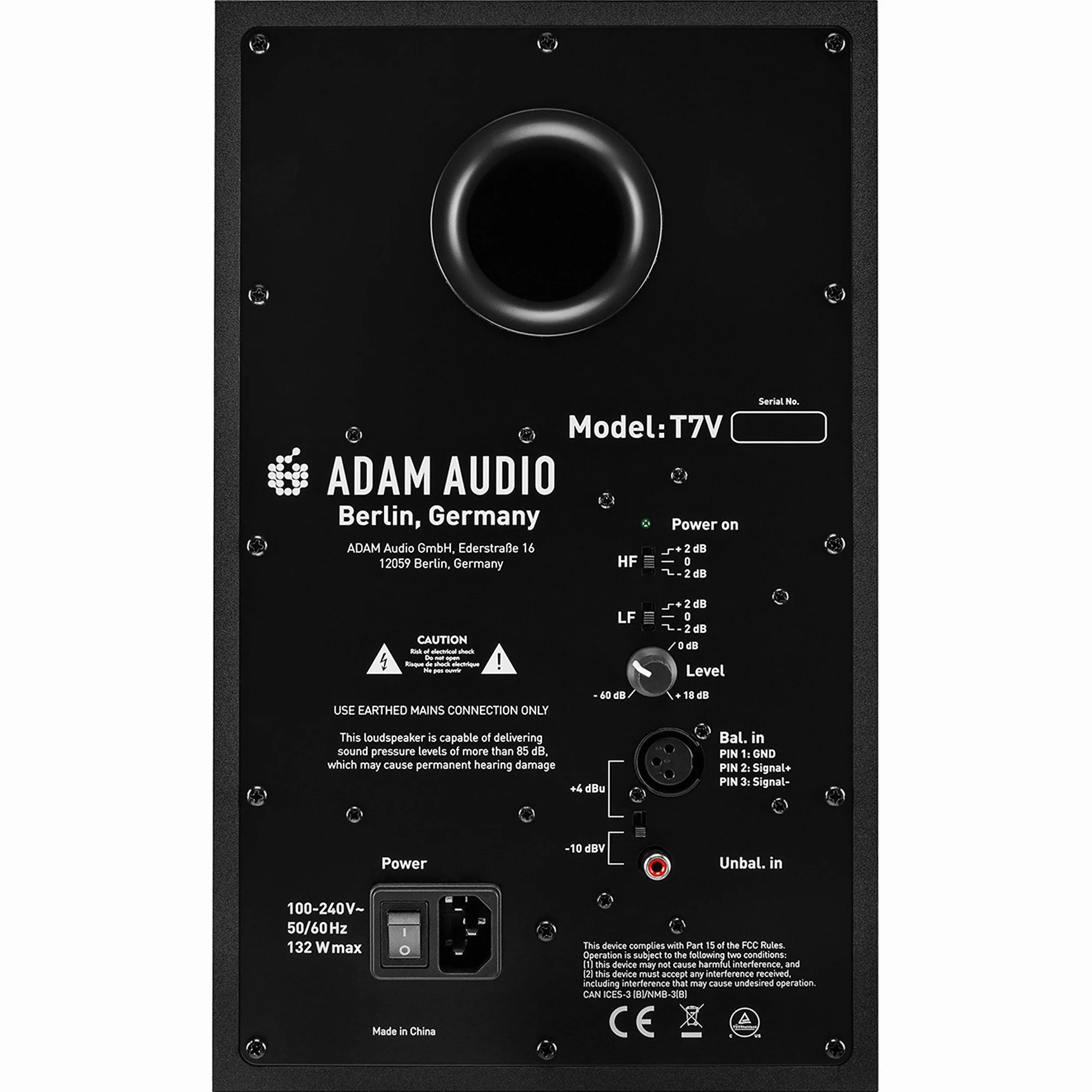 Adam Audio Monitor de estudio T7V para grabación, mezcla y masterización, sonido de calidad