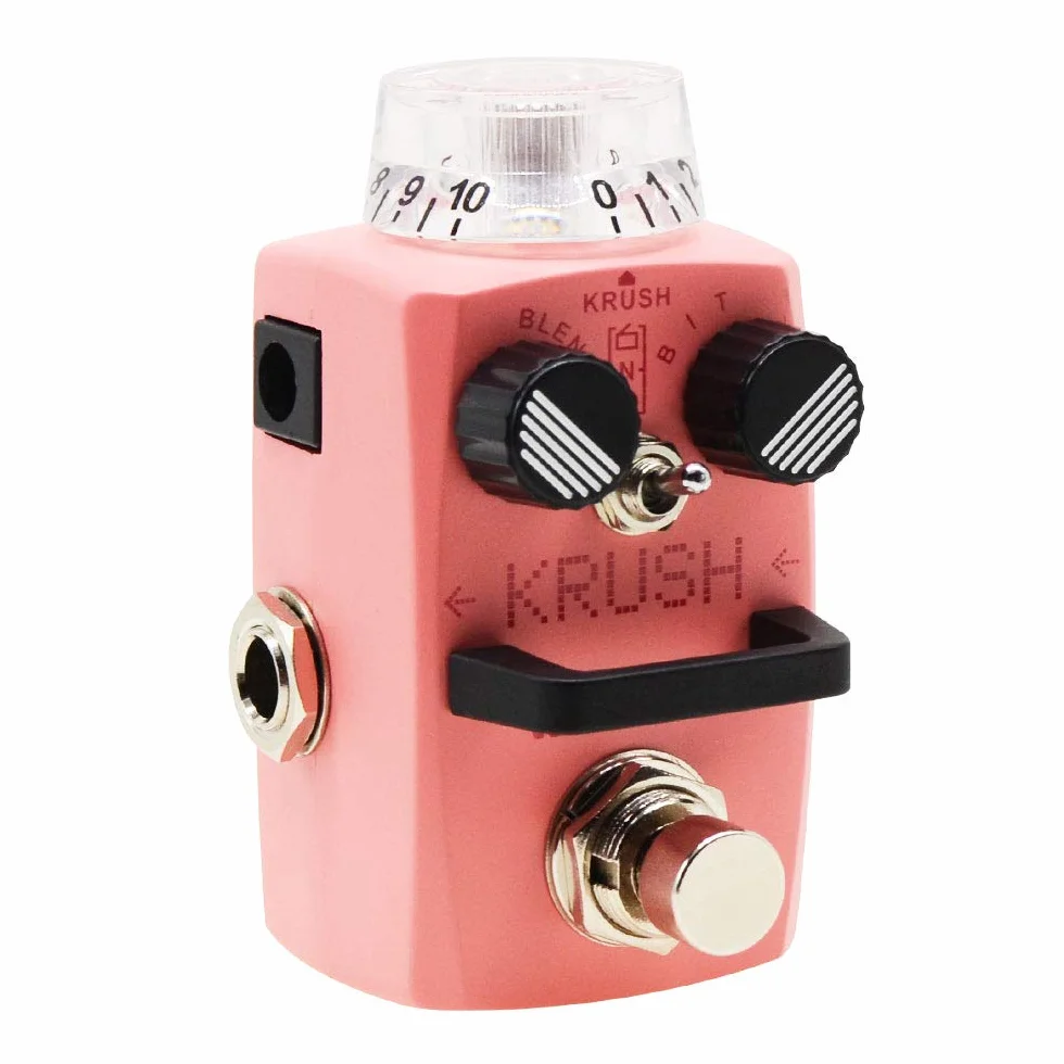 Hotone Skyline Krush Bitcrush Digital Bitcrusher Frecuencia de muestreo Reductor de muestra Guitarra Bajo Sintetizador Sintetizador Pedal de efectos LoFi