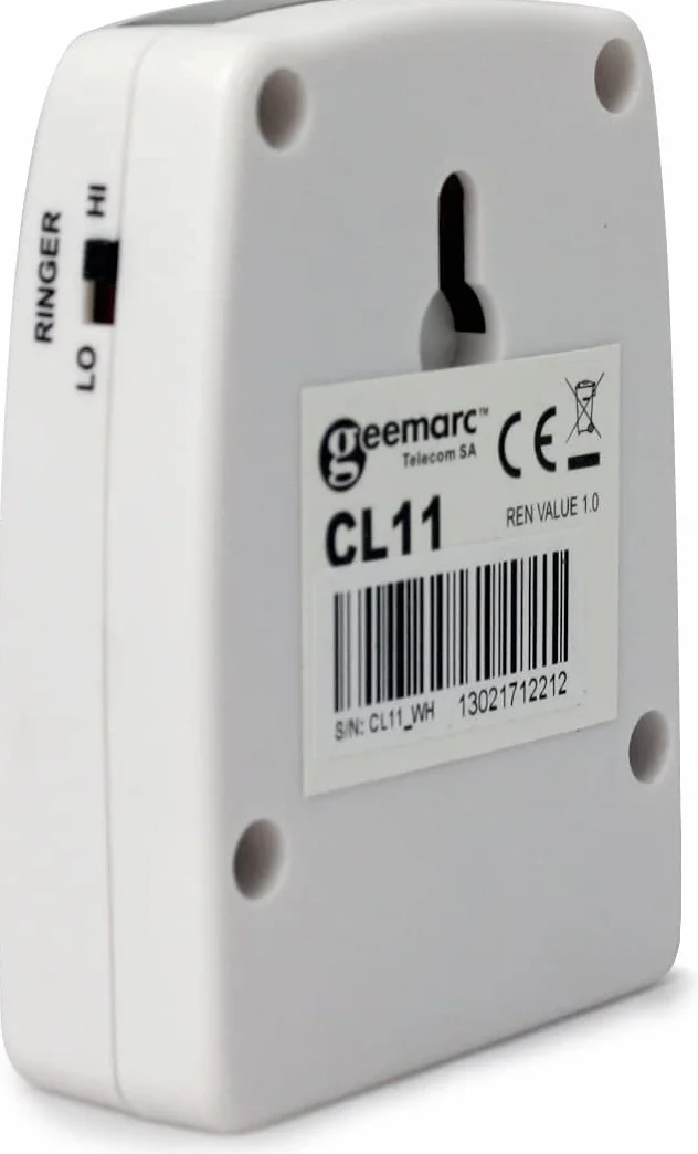 Geemarc Clearsound CL11 Amplificador de Sonido Blanco