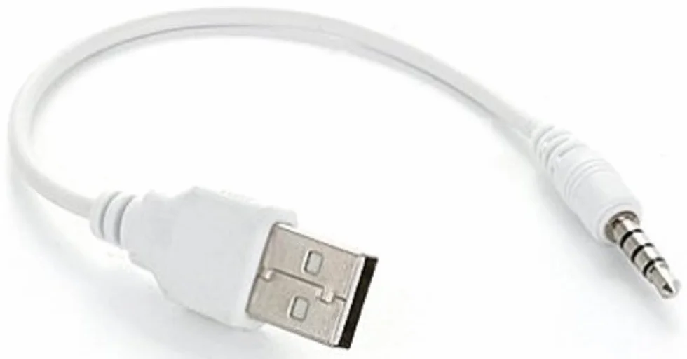 Cable USB para Apple iPod Shuffle 1era Generacion - 2da Generacion Cargador Sincroniza Datos Jack MP3 MP4