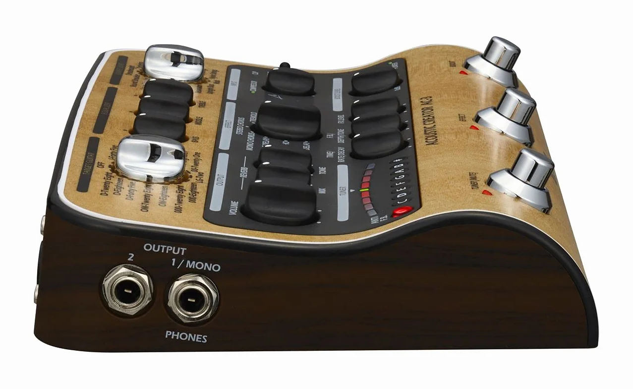 Zoom - AC-3 pedal stereo para guitarra acústica