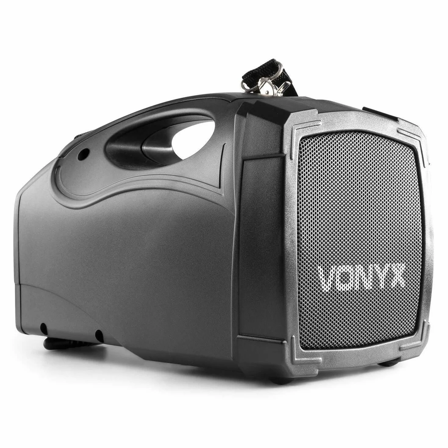 Vonyx ST014 – Altavoz portátil Bluetooth con micrófono inalámbrico UHF, Altavoz Activo autoamplificado 100W/30W RMS, USB MP3, batería Recargable y woofer 6,5", Equipo de Sonido portátil, Color Negro