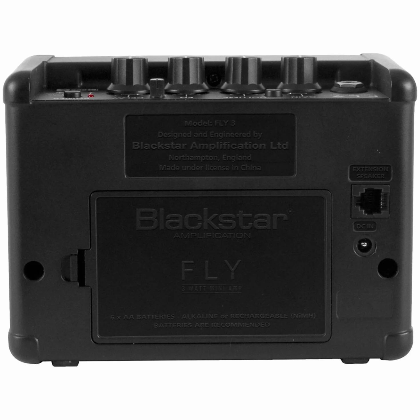 Blackstar Fly 3 Mini amplificador de guitarra eléctrica portátil a pilas MP3 Line In & Headphone Line Out