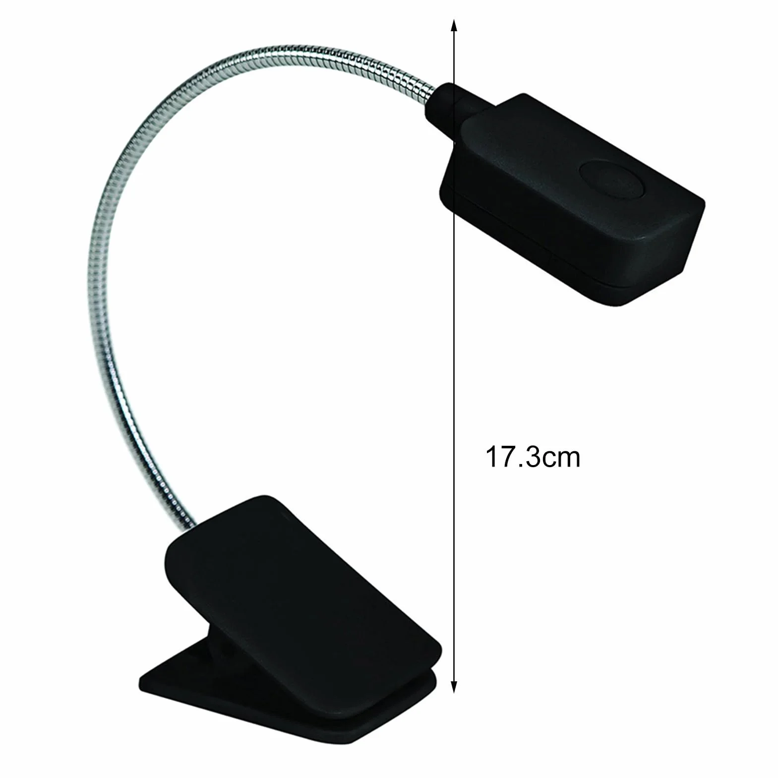 Lámpara de lectura LED flexible con clip para Amazon Kindle E-Reader Kobo (negro)