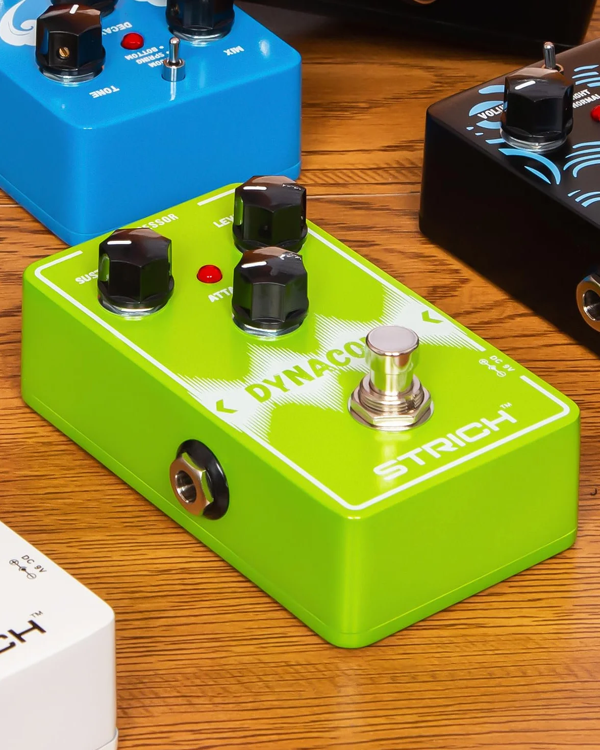 STRICH DYNACOMP - Pedal compresor de guitarra, pedal de efecto analógico puro esencial para guitarra eléctrica y bajo, control de 3 perillas, True Bypass