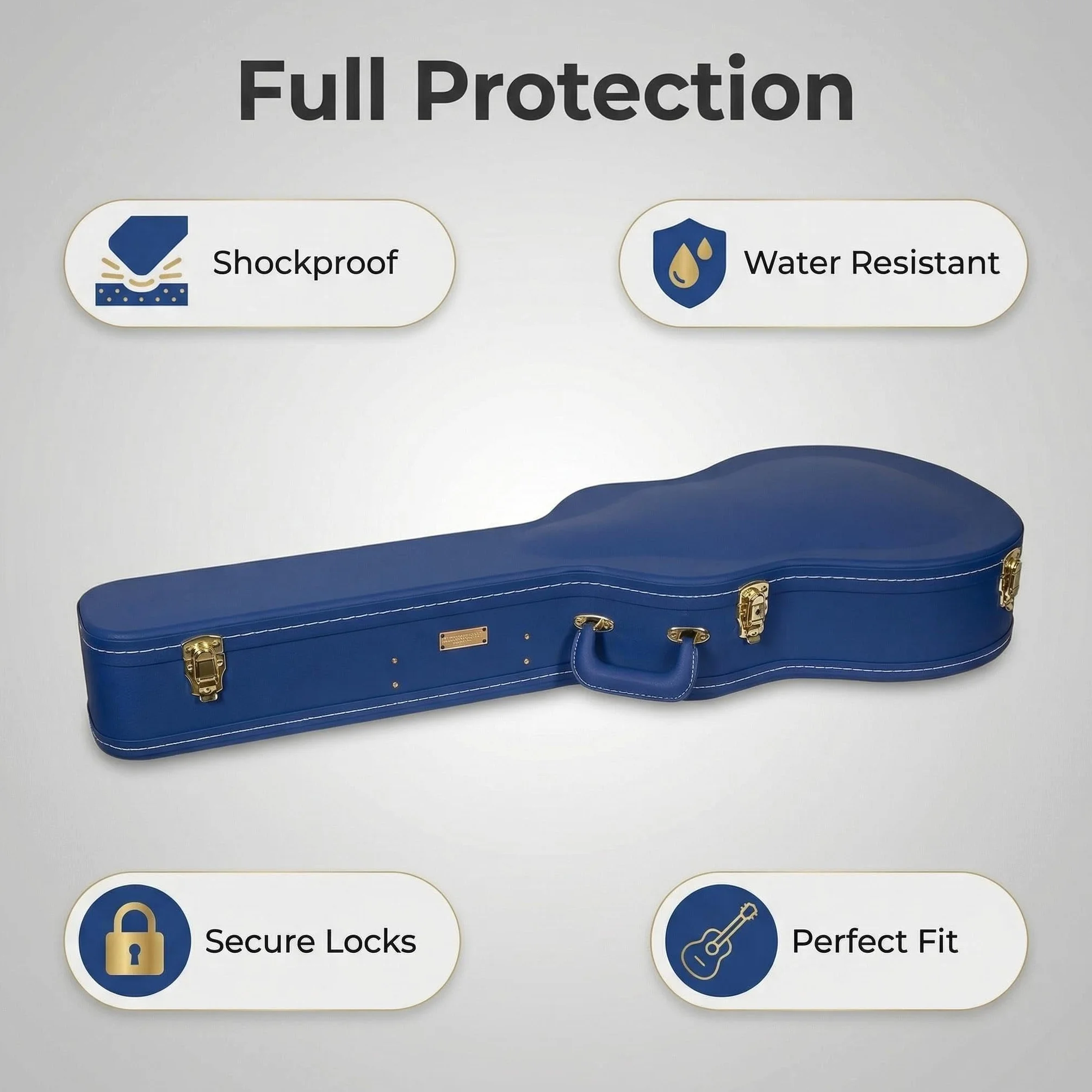 Crossrock Funda para Guitarra acústica Designer Series