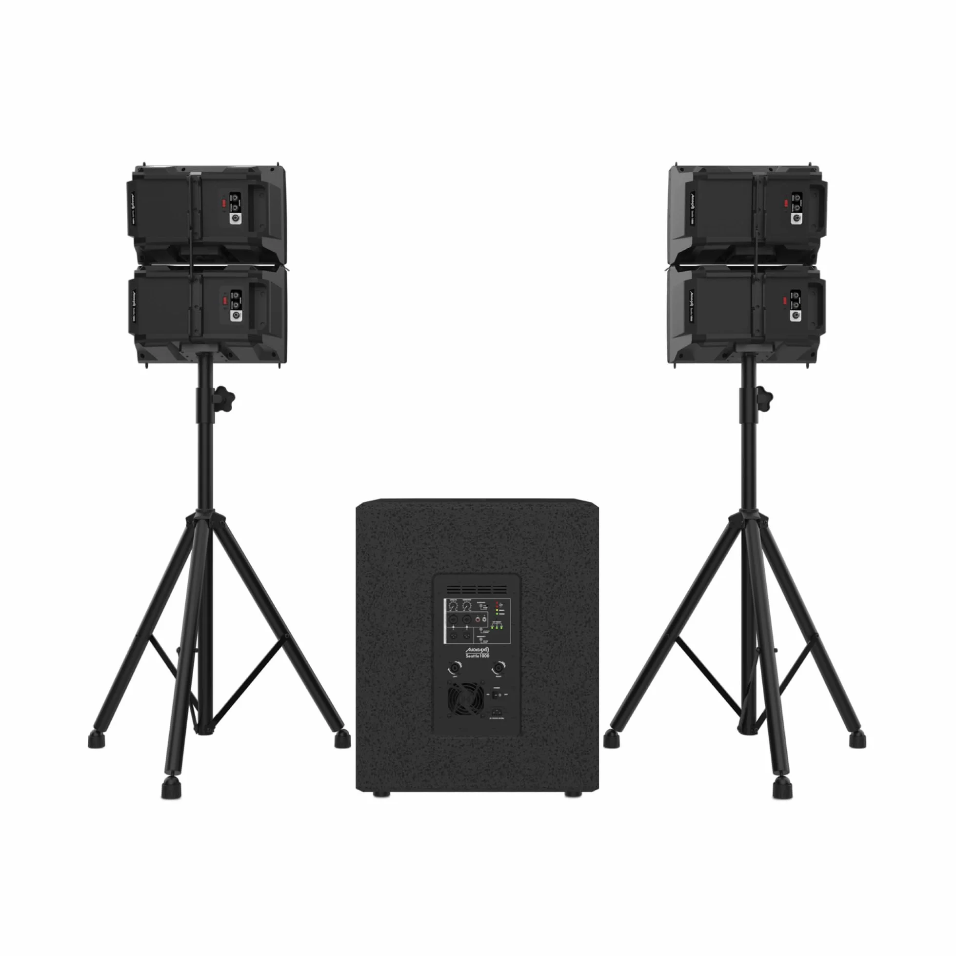 Audibax Seattle 1000 Sistema PA Line Array Bluetooth + Soportes