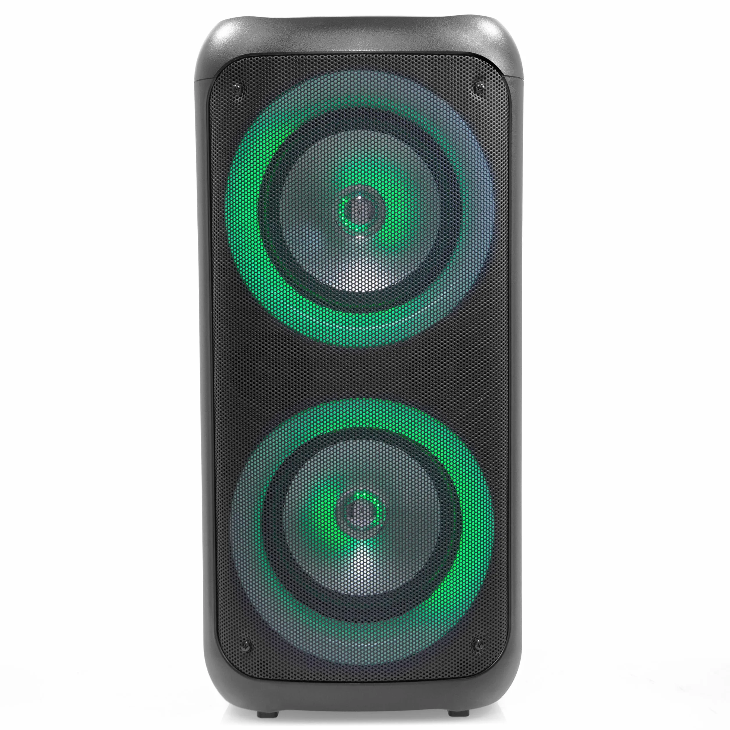BoomToneDJ Altavoz con batería Traveler 400 (Mando a Distancia IR, 400W) Ideal para DJ móviles y Fiestas privadas, Bluetooth, luz integrada, USB/SD, asa de Transporte telescópica