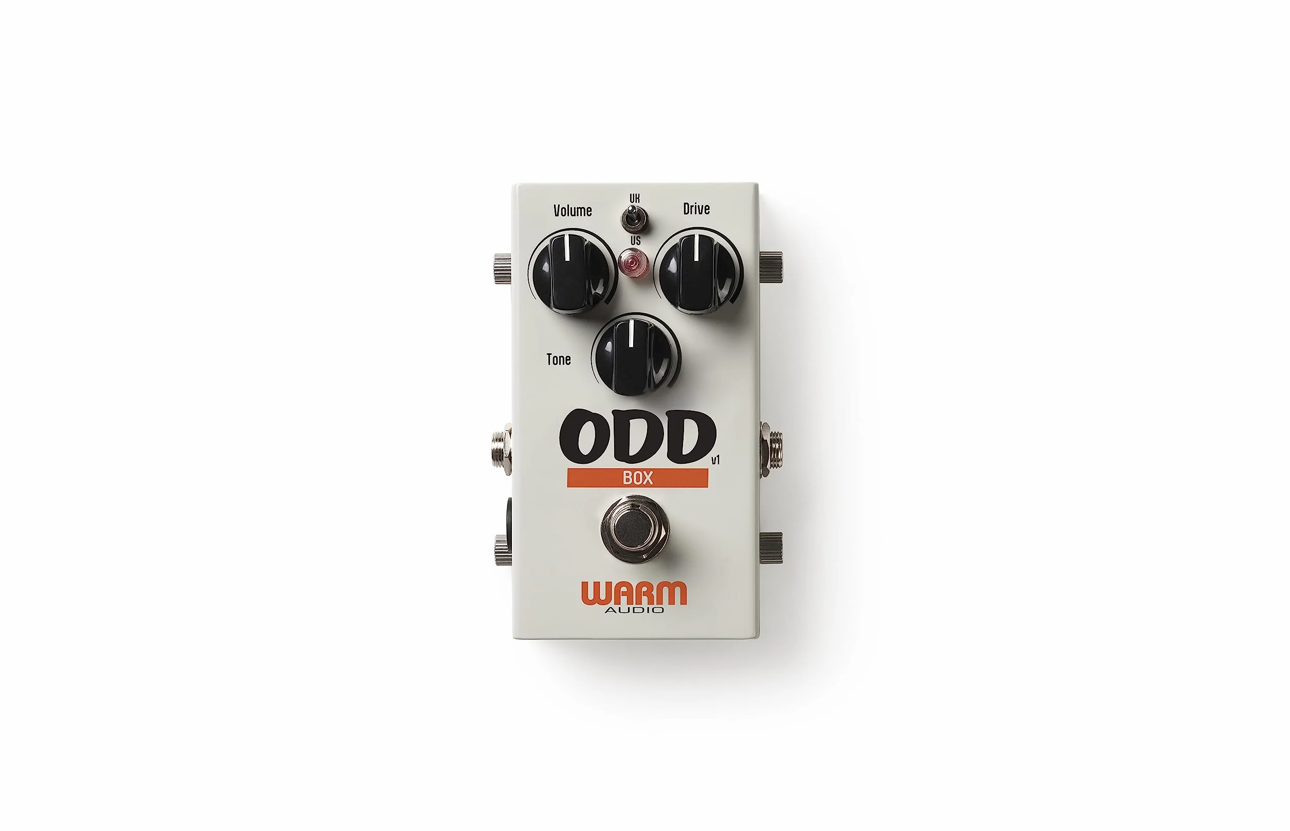 Warm Audio ODD Box V1, pedal Over Drive Disorder (sonido "cranked amp", calidad boutique compacta, op-amp TLO82CP, carcasa de acero con recubrimiento de polvo, circuito true-bypass).