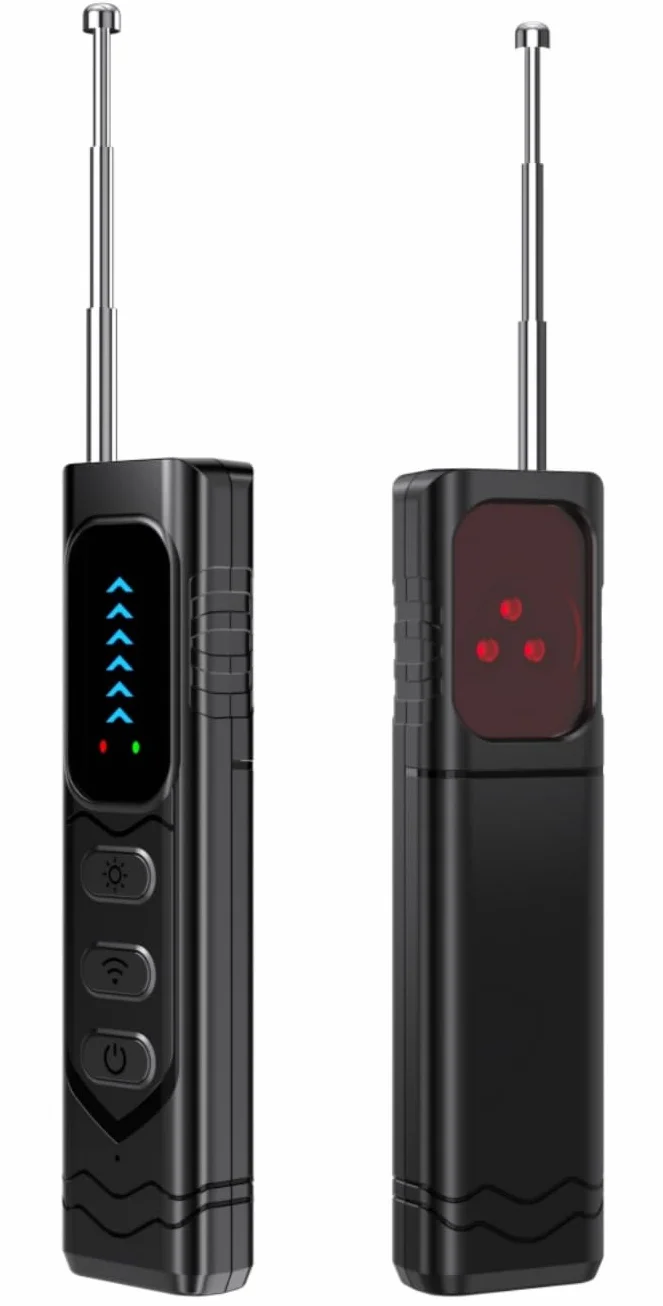 Detector de Cámara Oculta, Cámaras Bug Finder, Detector de Señal RF Grabación Antiespía para GPS Tracker Dispositivos de Escucha inalámbricos para Hotel, Hogar, Oficina y Viajes